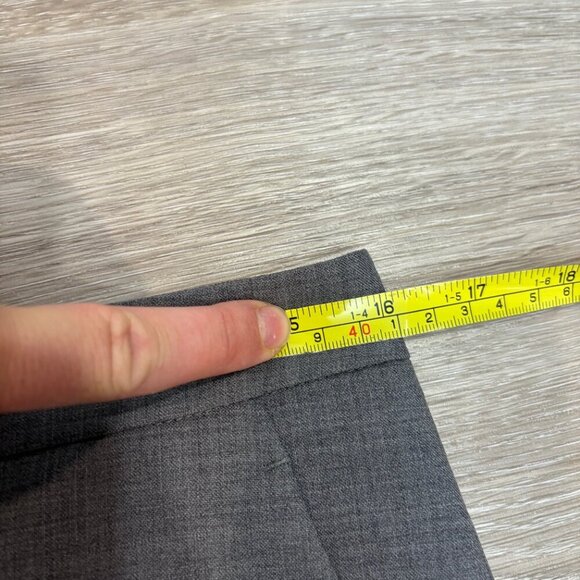THEORY Lightweight Wool Blend Gray Rose Broadway Dress Pant sz 6 - Picture 9 of 12